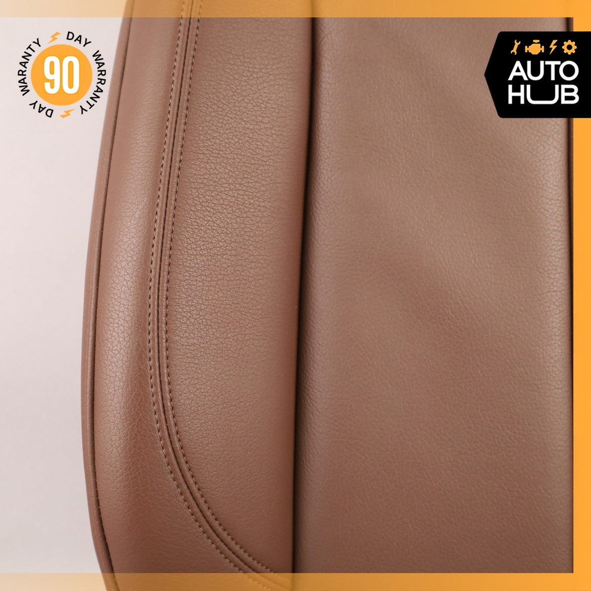 15-20 Audi 8V A3 E-Tron S3 Front Left Side Top Upper Seat Cushion Brown OEM - photo 7