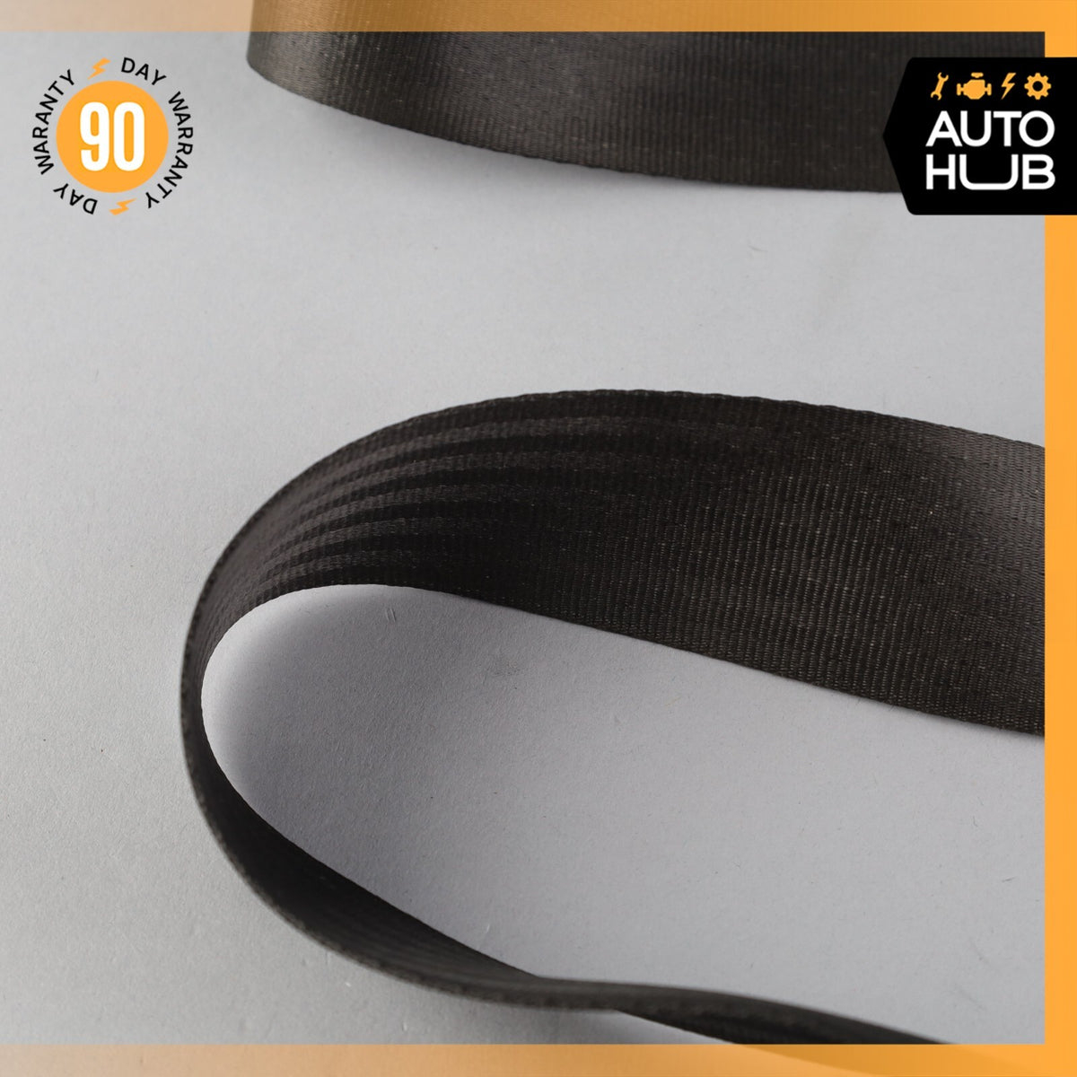 08-19 Maserati GranTurismo M145 Front Right Side Seat Belt Black OEM - photo 9