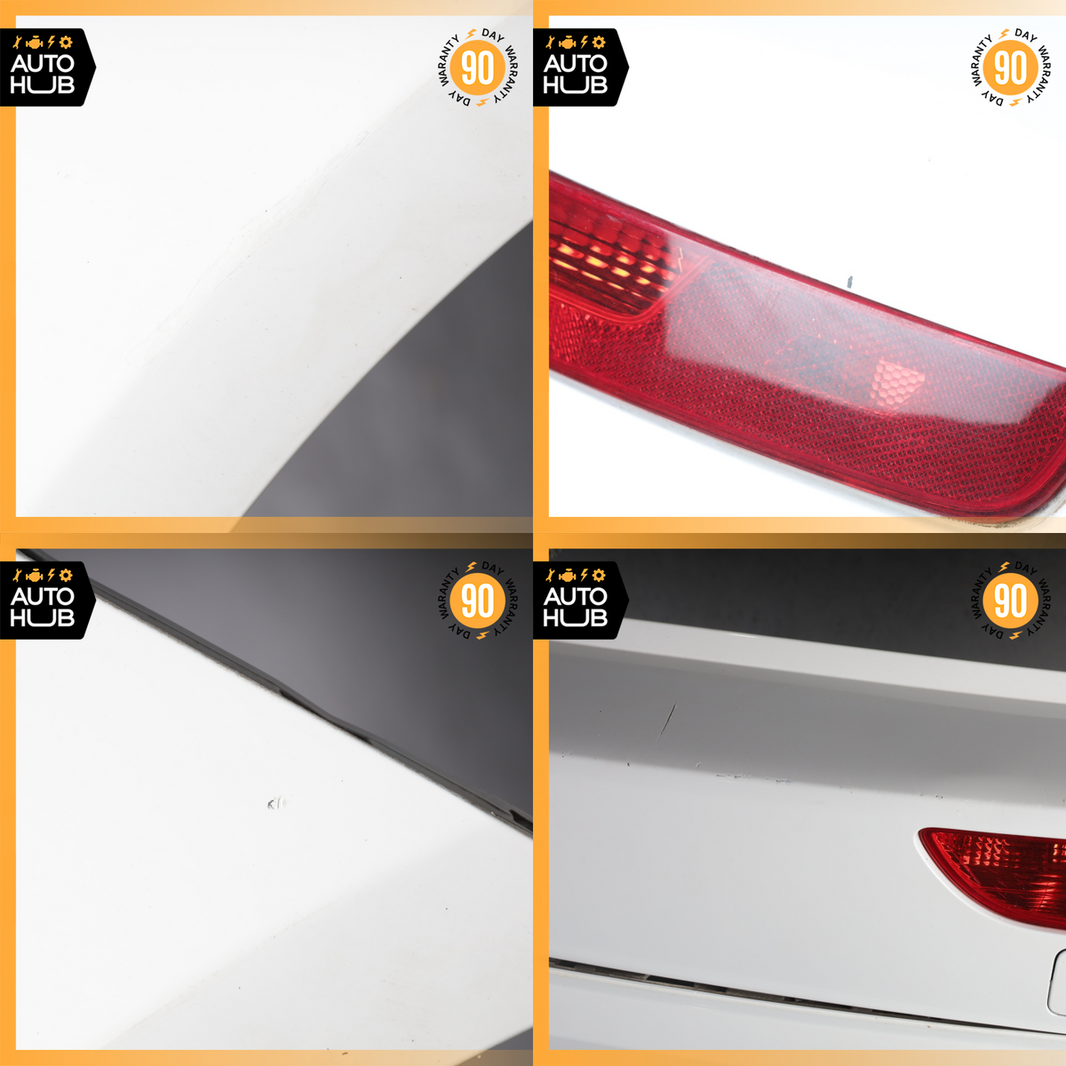 09-17 Audi 8R Q5 Rear Bumper Cover Assembly White OEM - photo 10