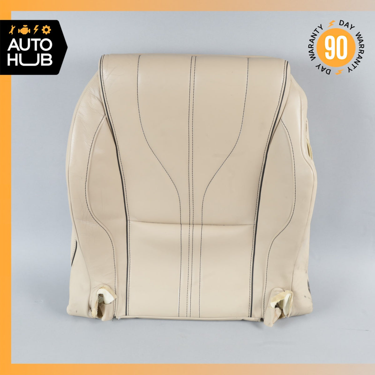 13-15 Aston Martin DB9 Front Left Side Bottom Lower Seat Cushion Beige OEM 22k - photo 2