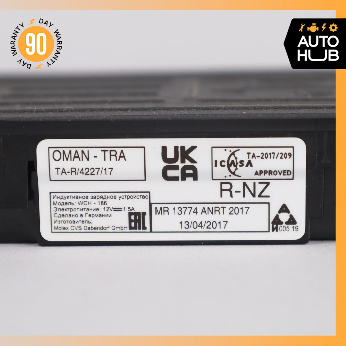 Audi B9 S5 Center Console Wireless Charging Control Module Unit 4K0035502B OEM - photo 7