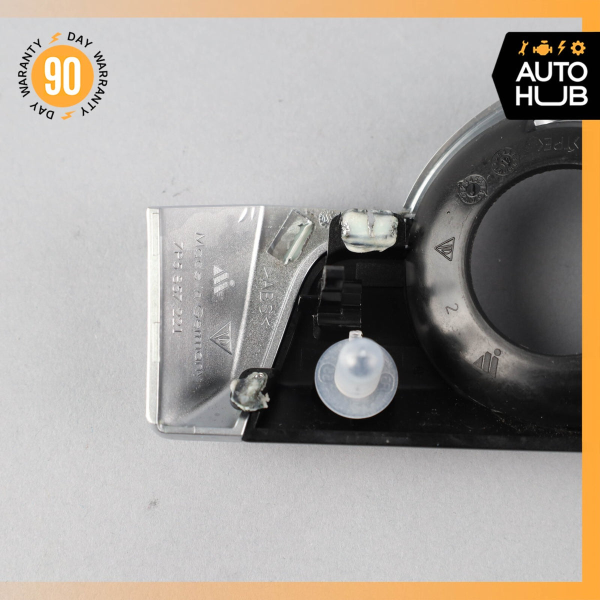 11-18 Porsche Cayenne 958 E-Hybrid Dashboard Ignition Switch Cover Trim OEM - photo 5
