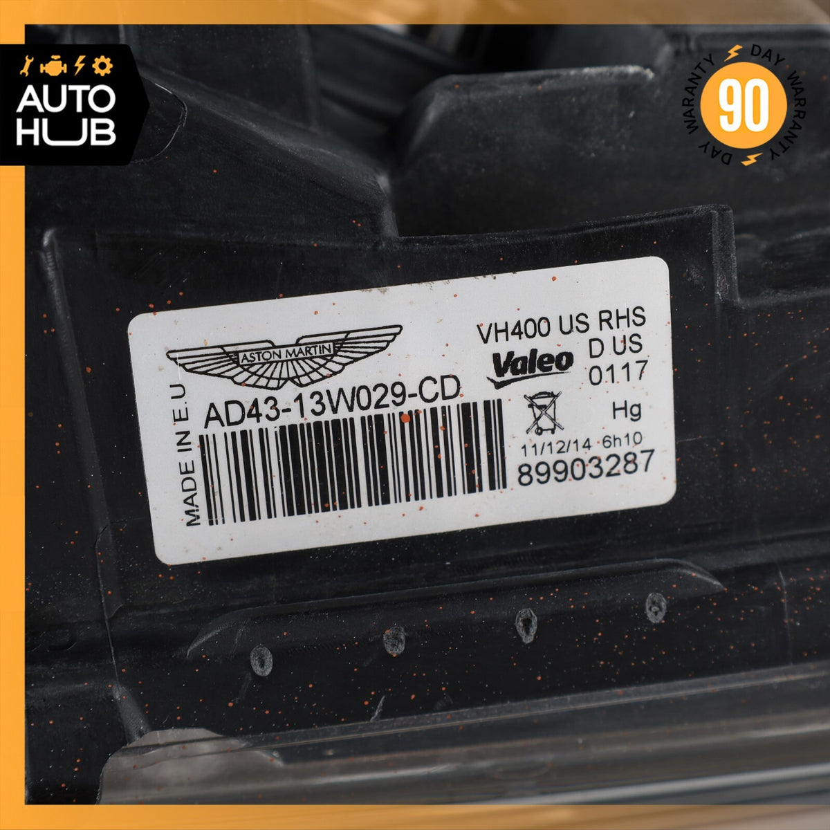 10-19 Aston Martin Rapide DB9 Right Side Headlight Xenon Lamp AD4313W029CD OEM - photo 23