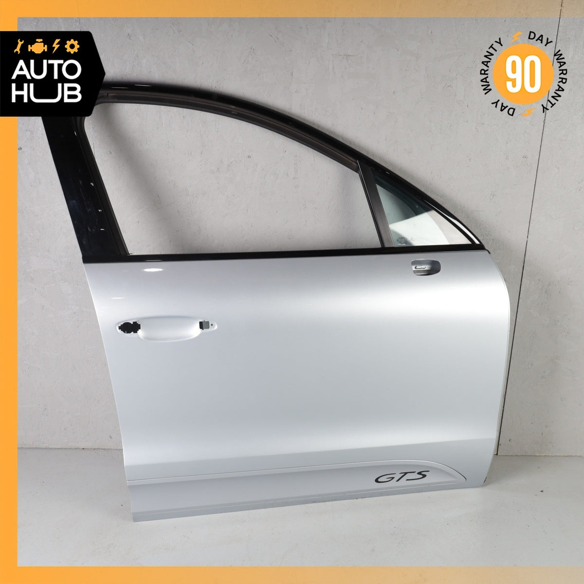 15-25 Porsche Macan 95B GTS Front Right Passenger Side Door Shell Silver OEM 44k - photo 2