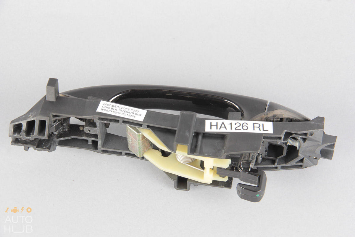05-07 Mercedes W203 C230 C320 C350 Rear Left Exterior Door Handle Black OEM - photo 9
