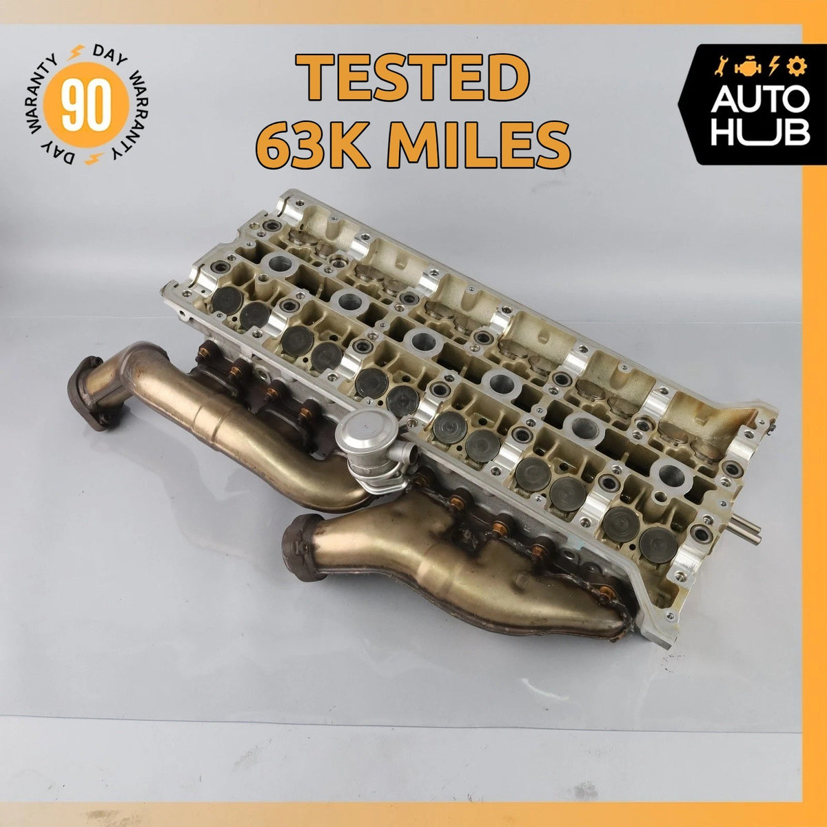 93-02 Mercedes W140 CL600 SL600 S600 M120 Right Side Cylinder Head OEM 63k - photo 1