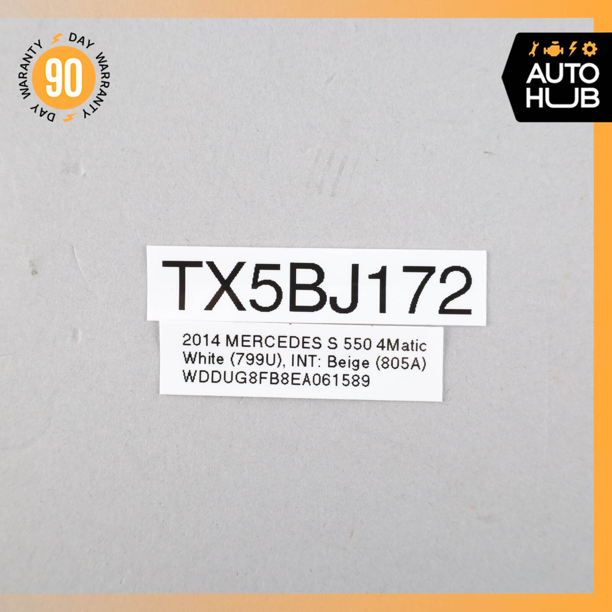 14-20 Mercedes W222 S550 S600 S450 Rear Deck Left Driver Side Speaker Cover OEM - photo 10