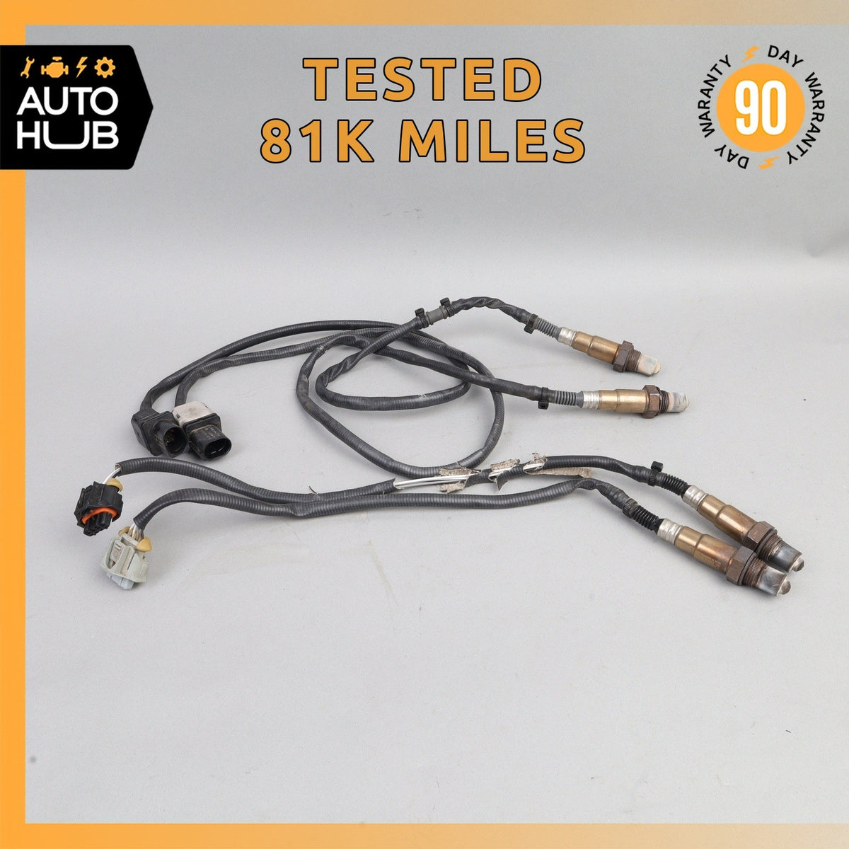 15-18 Porsche Macan S 95B 3.0L V6 Front & Rear Oxygen O2 Sensor Lambda Set OEM - photo 1