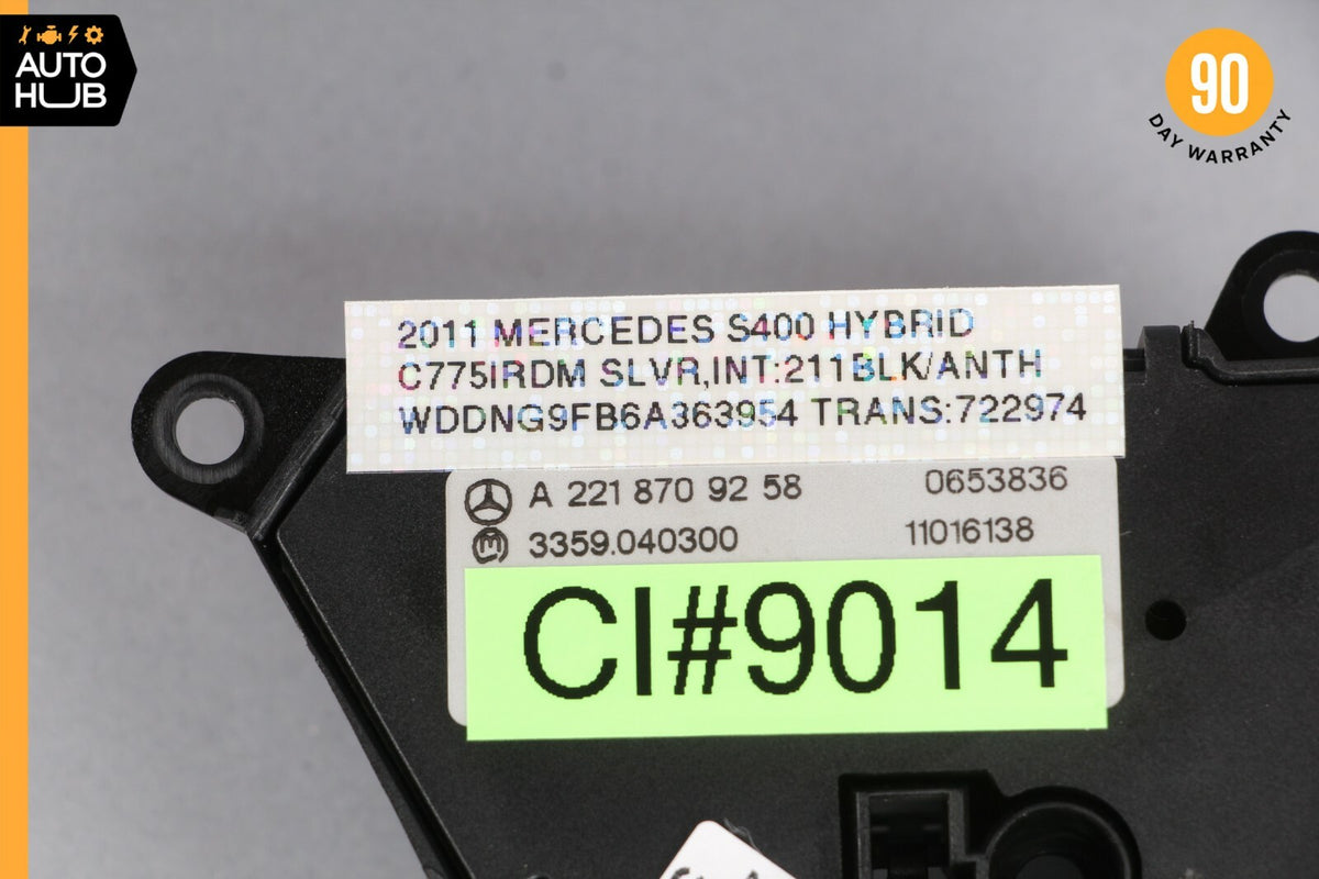 07-14 Mercedes W221 S400 CL550 Front Left Driver Seat Control Memory Switch OEM - photo 10