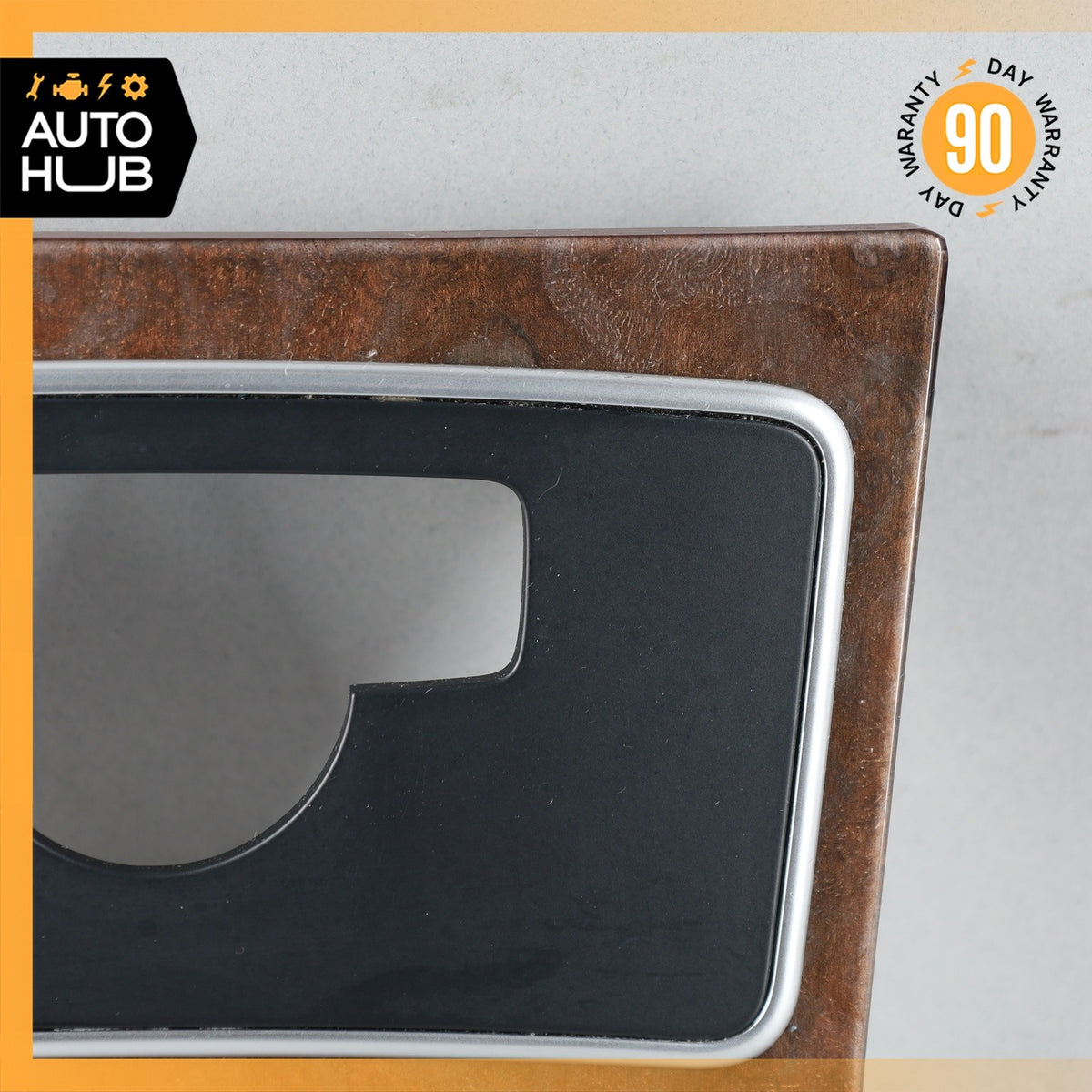 10-13 Mercedes W212 E400 E350 E550 Center Console Switch Trim Bezel Wood OEM - photo 4