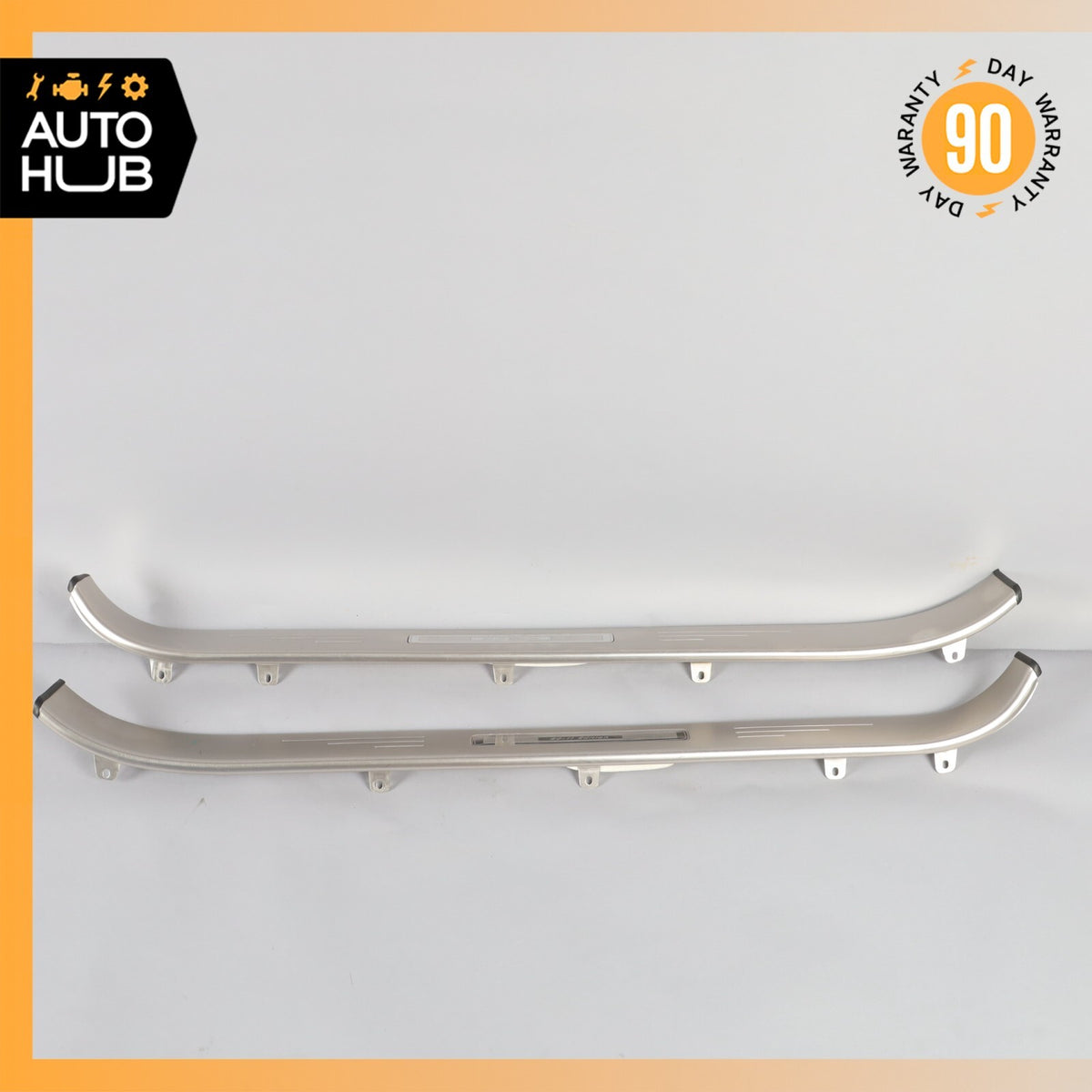Bentley Continental GTC Left & Right Side Outer Door Step Sill Sills OEM 59k - photo 9