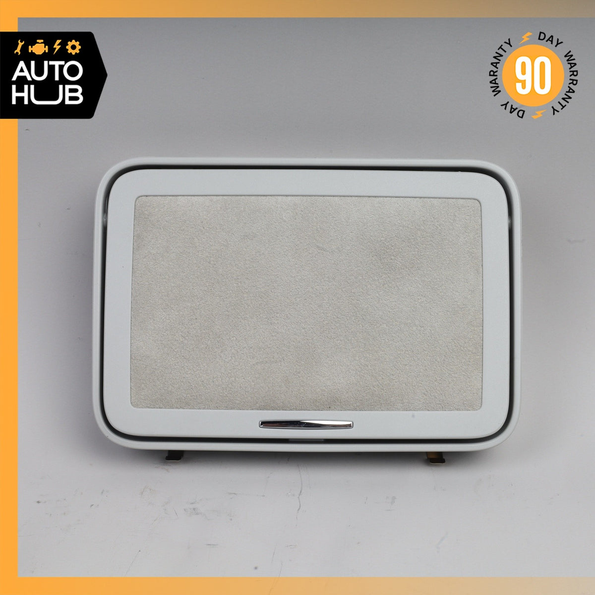 07-13 Mercedes W221 S600 S63 AMG Rear Overhead Vanity Mirror Suede Gray OEM - photo 1