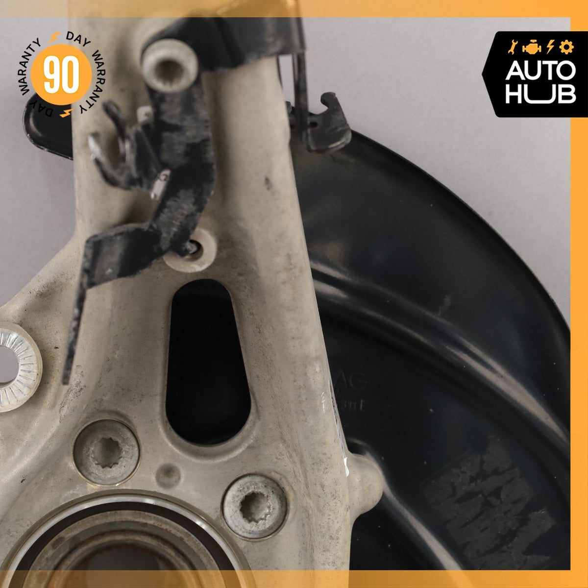 17-25 Audi 4M Q7 Q8 e-Tron Quattro Front Left Spindle Knuckle Hub w/ Shield OEM - photo 10