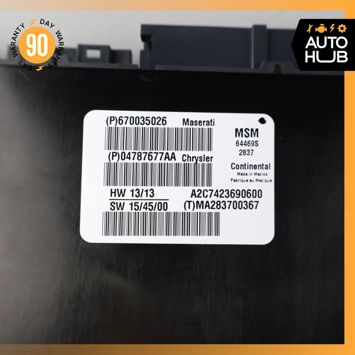 14-20 Maserati Levante M161 Seat Control Module Left Driver Side OEM 64k - photo 8