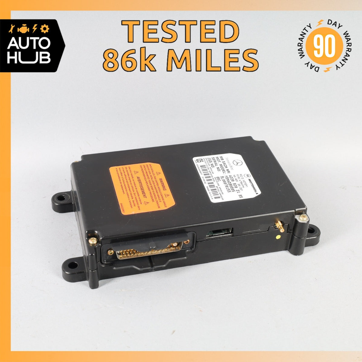 00-06 Mercedes R230 SL500 CL500 Voice Command Control Module 2208202185 OEM 86k - photo 1