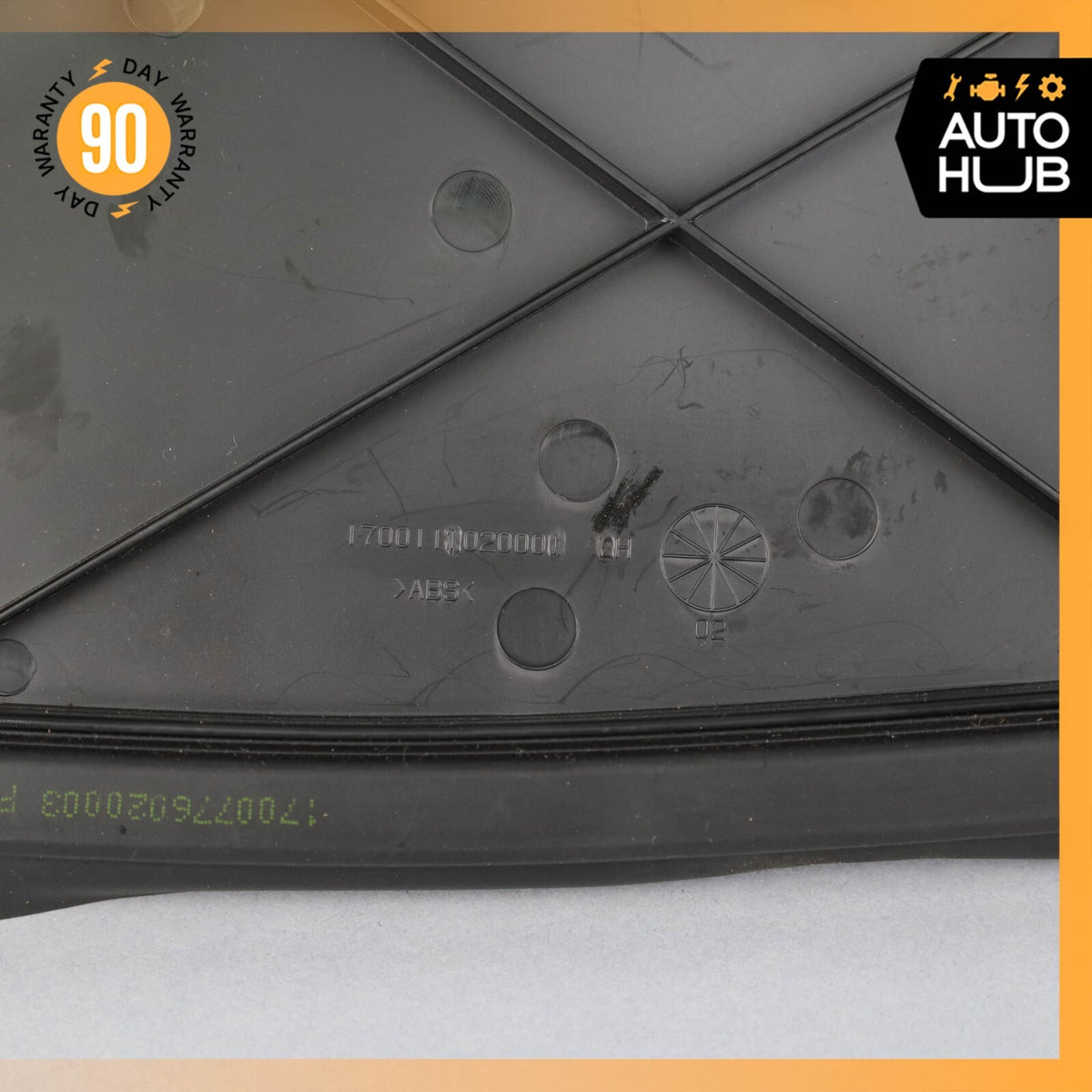 04-09 Cadillac XLR Left Driver Side Hard Top Hinge Cover Flap Trim Black OEM - photo 7