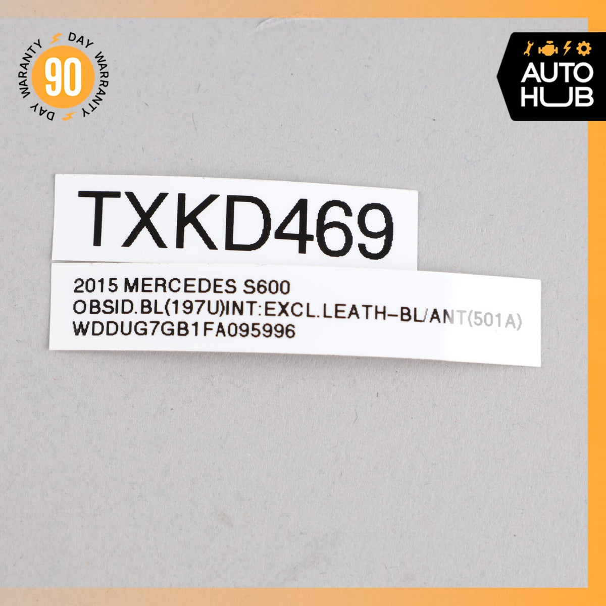 14-20 Mercedes W222 S600 Left or Right Side Backrest Cover Bracket Black OEM - photo 12
