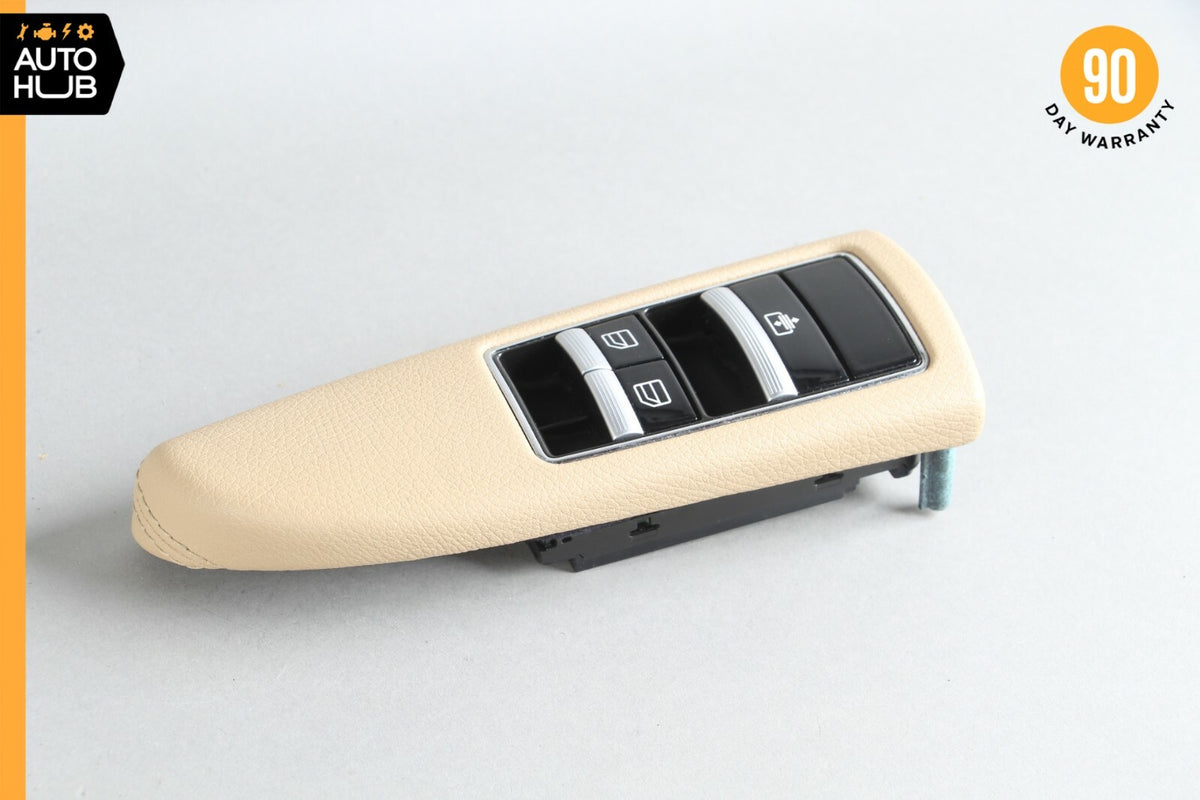 10-13 Mercedes W221 S550 S400 Rear Left Driver Window Control Switch Beige OEM - photo 2