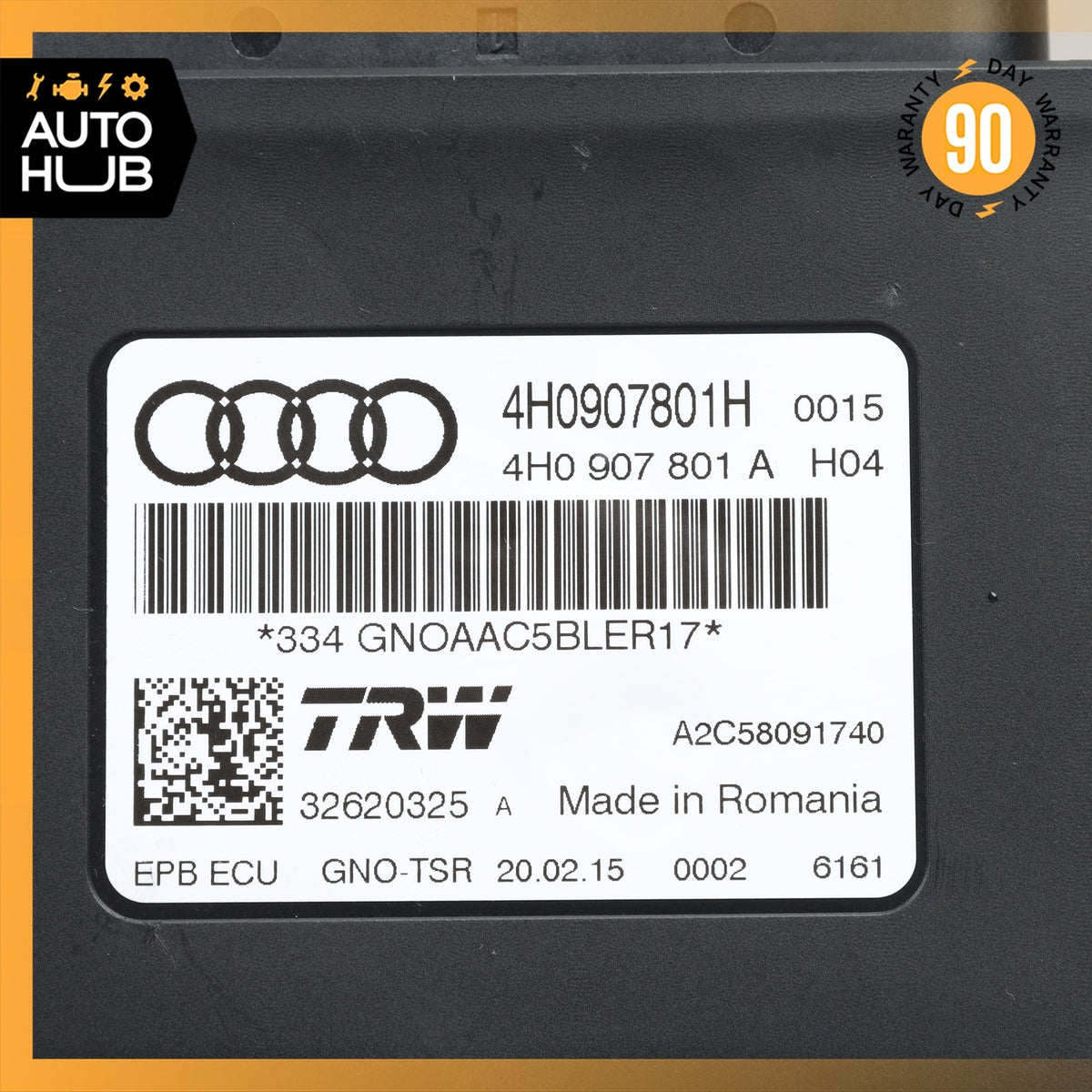 Audi C7 S6 A6 Electronic Parking Brake Control Module 4H0907801H OEM - photo 5
