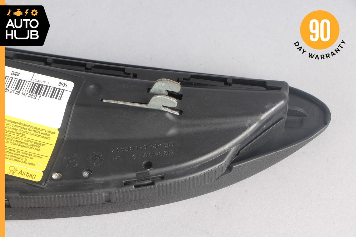 06-11 Mercedes W211 E550 E63 CLS55 AMG Front Left Side Airbag Air Bag Black OEM - photo 7