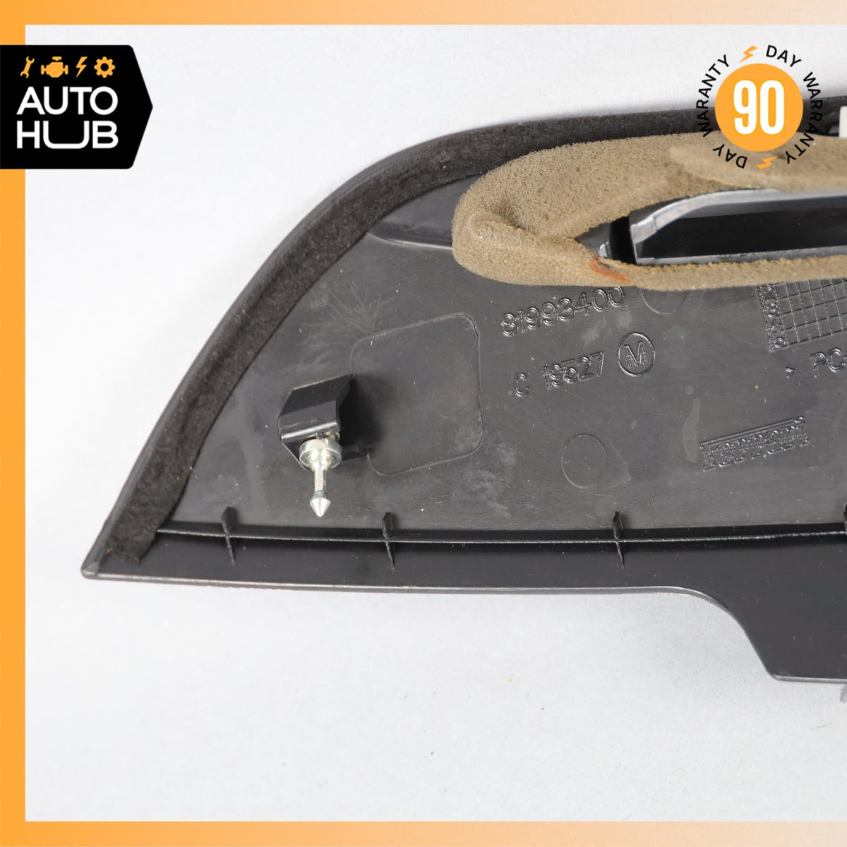 11-16 Ferrari FF F151 Under Windshield Air Vent Trim Black 81993400 OEM - photo 12