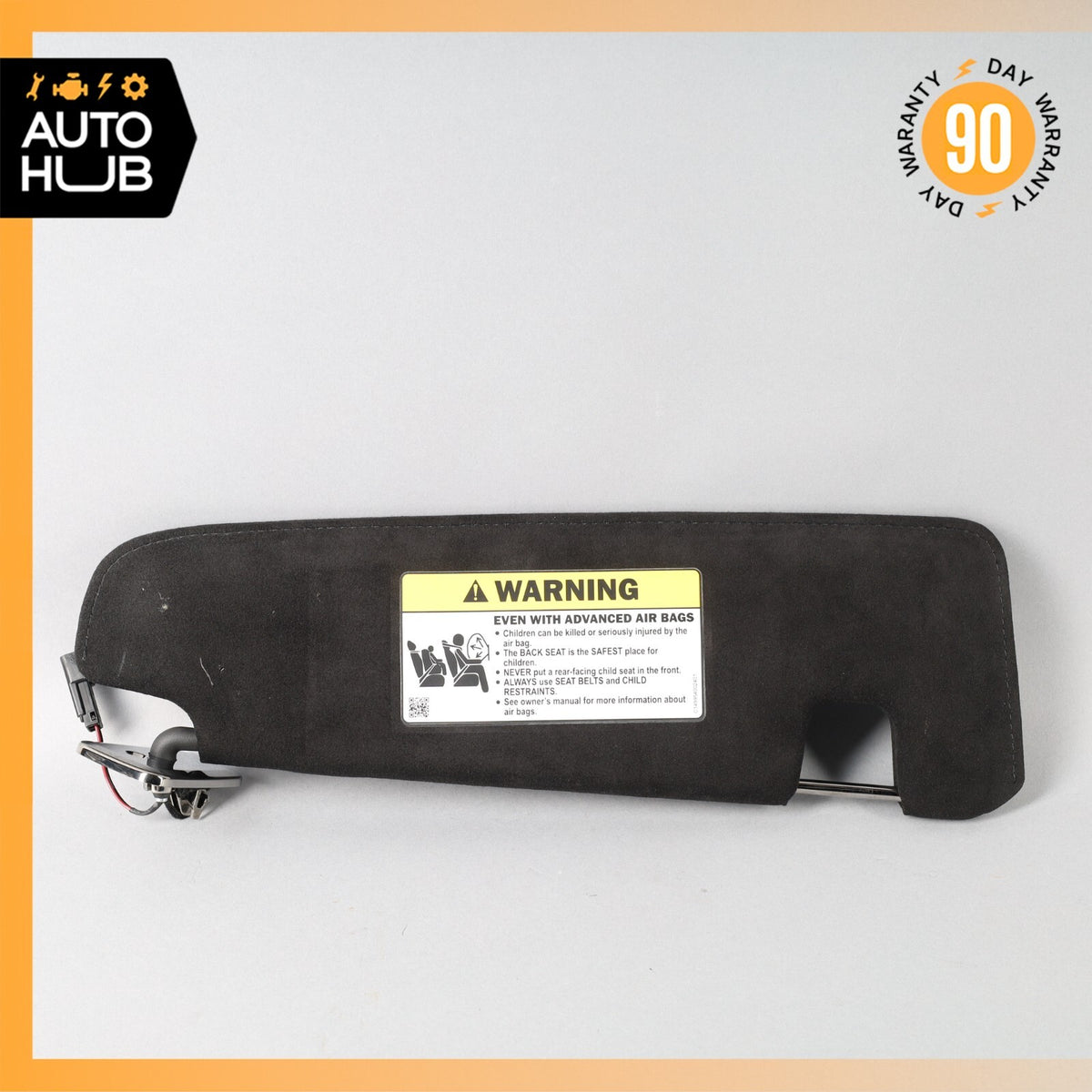 20-22 KARMA Revero GT GTS Left Side Sunvisor Sun Visor Suede Black OEM 11k - photo 3