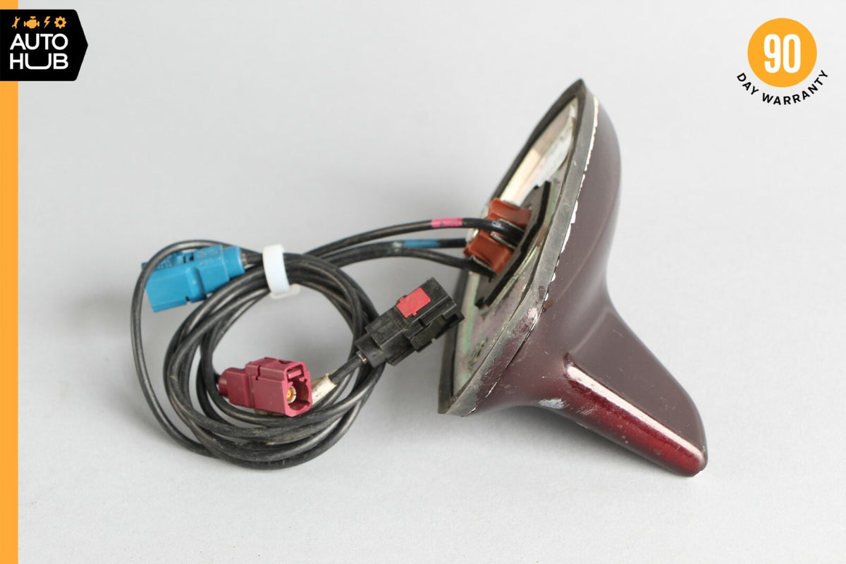 07-13 Mercedes W221 S550 S63 AMG Top Shark Fin Antenna Roof GPS Red OEM - photo 9