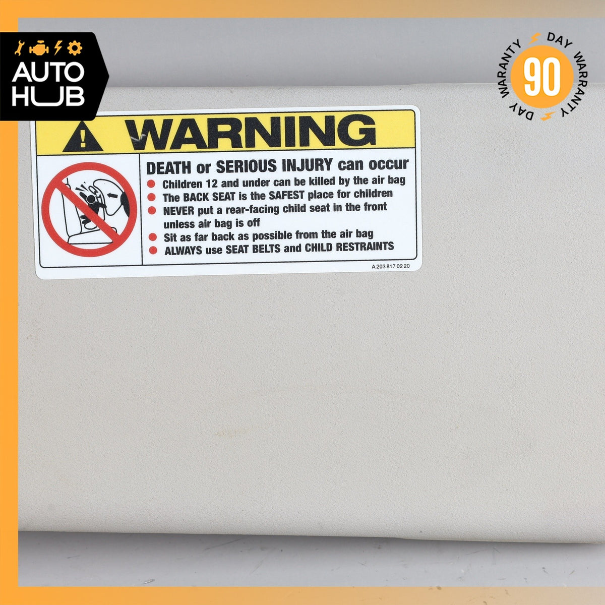 98-03 Mercedes W208 CLK430 CLK320 Left Driver Side Sunvisor Shade Cover OEM - photo 11