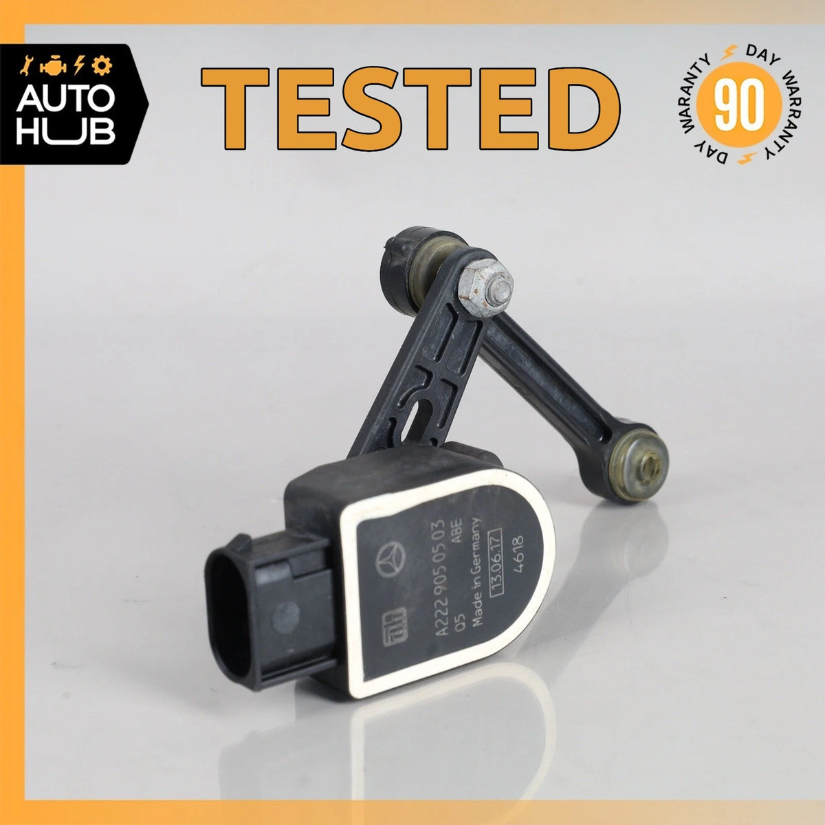 Mercedes W205 C43 AMG Rear Suspension Height Level Sensor OEM - photo 1