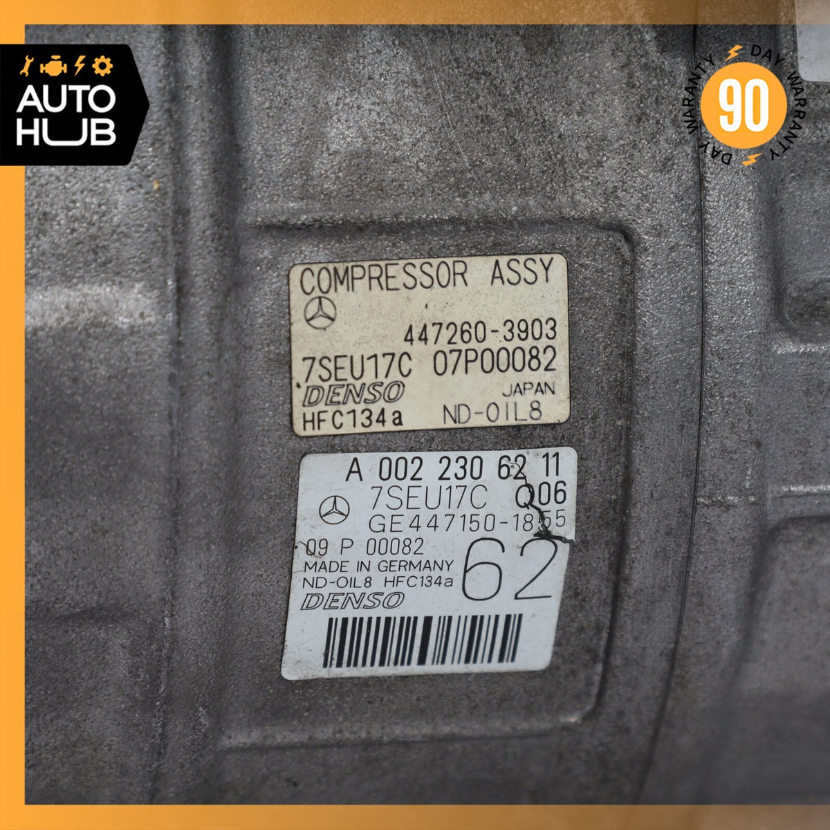 11-14  Mercedes W216 CL550 S550 A/C Air Conditioning Compressor 0022306211 OEM - photo 6