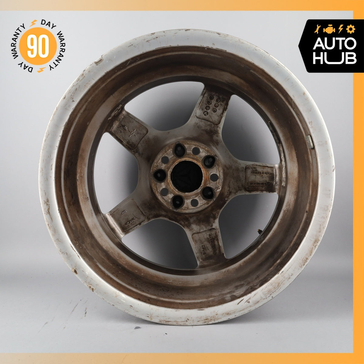 03-12 Mercedes R230 SL500 SL55 AMG 8.5 x 18 18" Front Wheel Rim 2304011002 OEM - photo 7