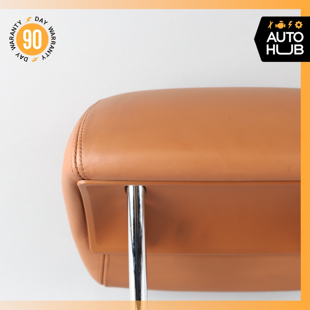 Bentley Continental Flying Spur Seat Headrest Rear Right or Left Side Brown OEM - photo 6