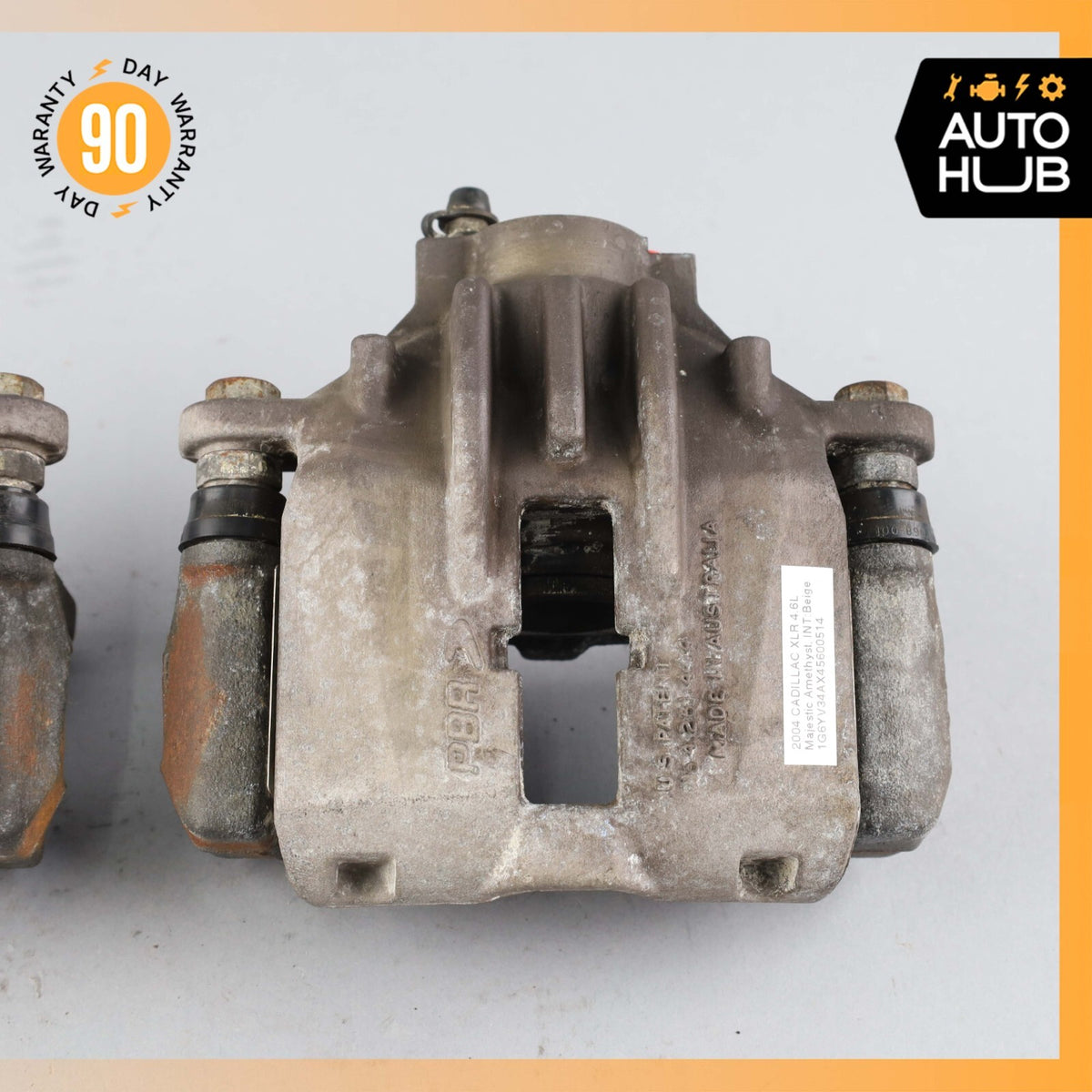 04-13 Cadillac XLR 4.6L V8 Brake Calipers Rear Left & Right Set 19208041 OEM 37k - photo 7