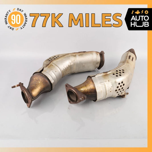 10-20 Infiniti G37 M37 / 370Z 3.7L V6 Exhaust Downpipe Left & Right Side Set OEM - photo 1