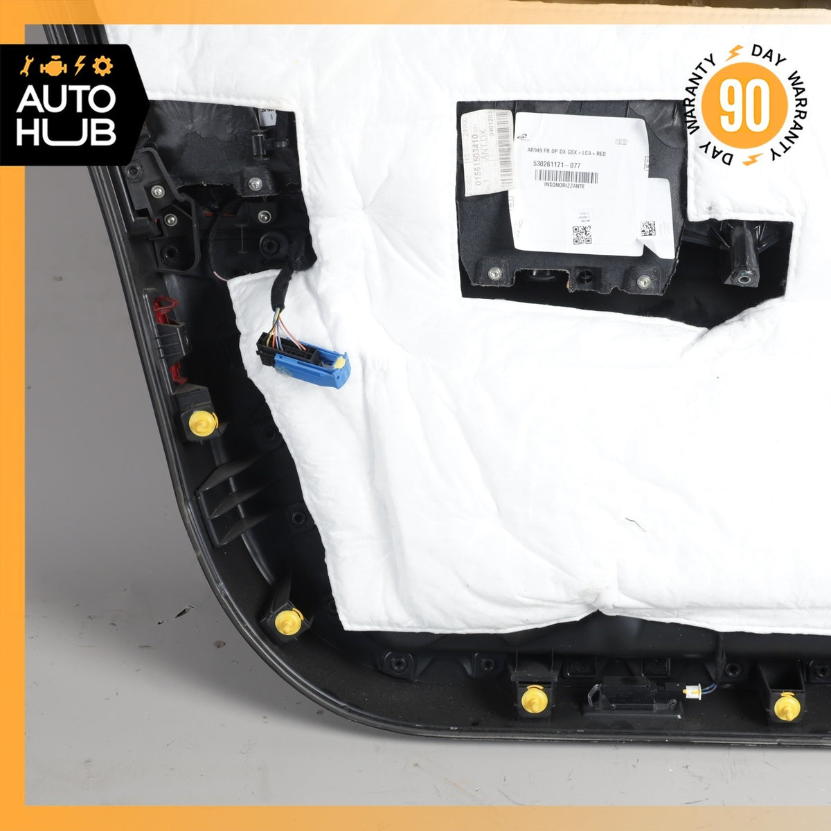 17-22 Alfa Romeo 949 Stelvio Front Right Side Interior Door Panel Red OEM - photo 14