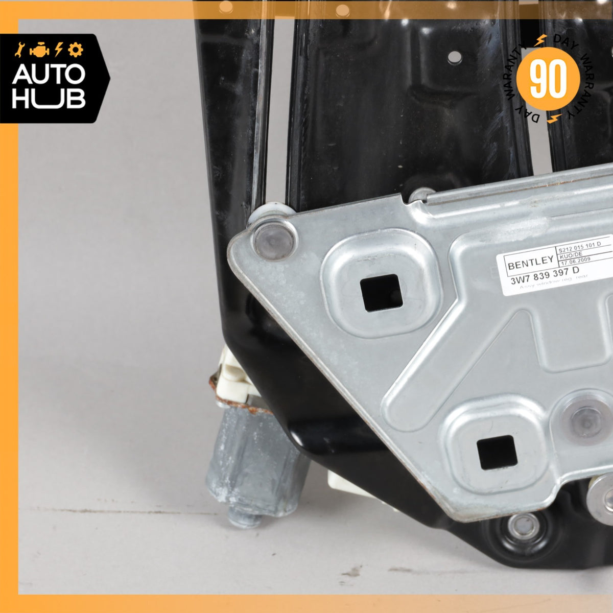07-11 Bentley Continental GTC Rear Left Quarter Window Regulator Motor OEM - photo 12