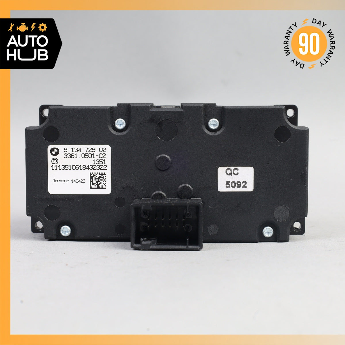 07-14 BMW E70 X5 X6 Headlight Fog Light Switch Control Module OEM - photo 9