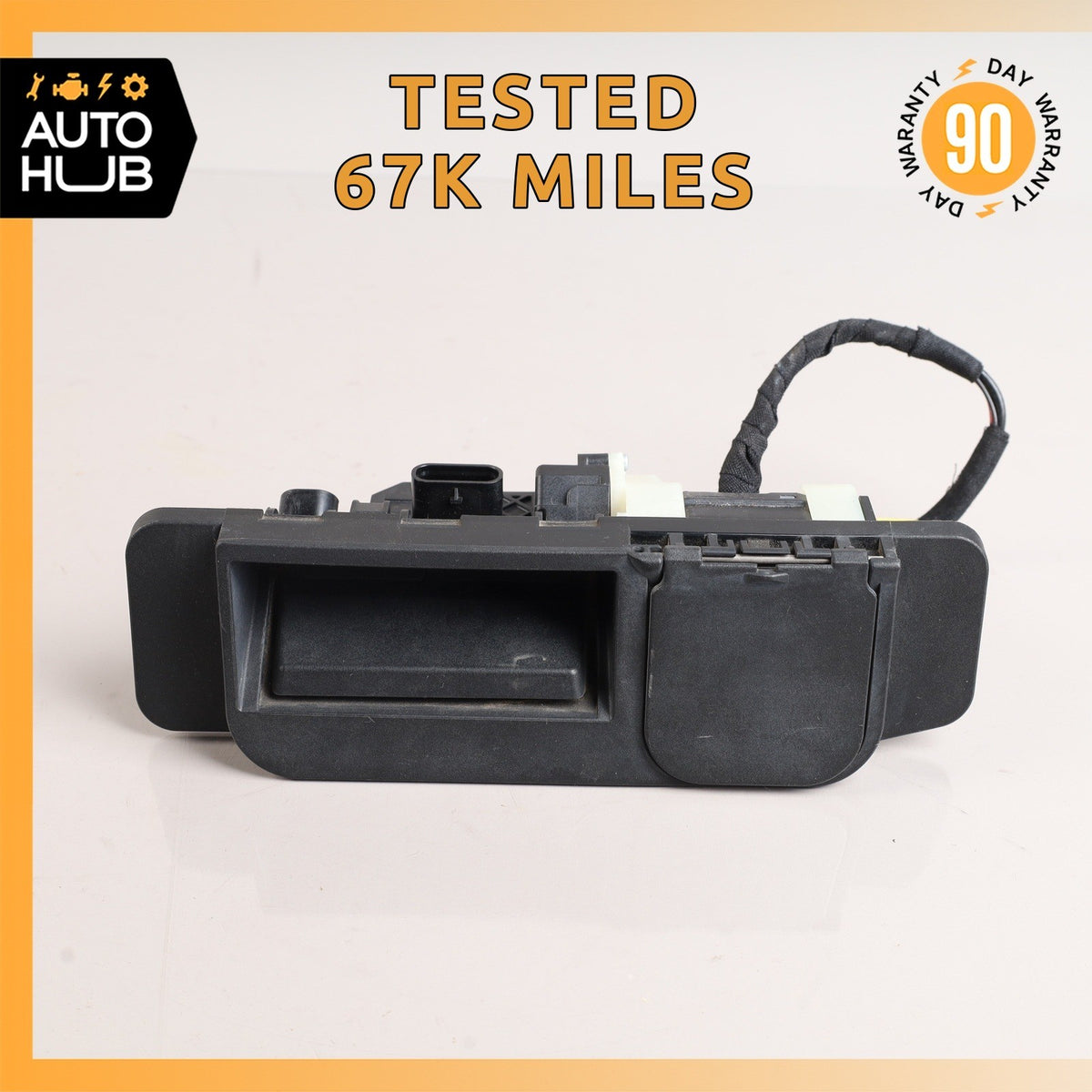 15-21 Mercedes W205 C300 E43 AMG Trunk Tailgate Release Open Handle w/Camera OEM - photo 1