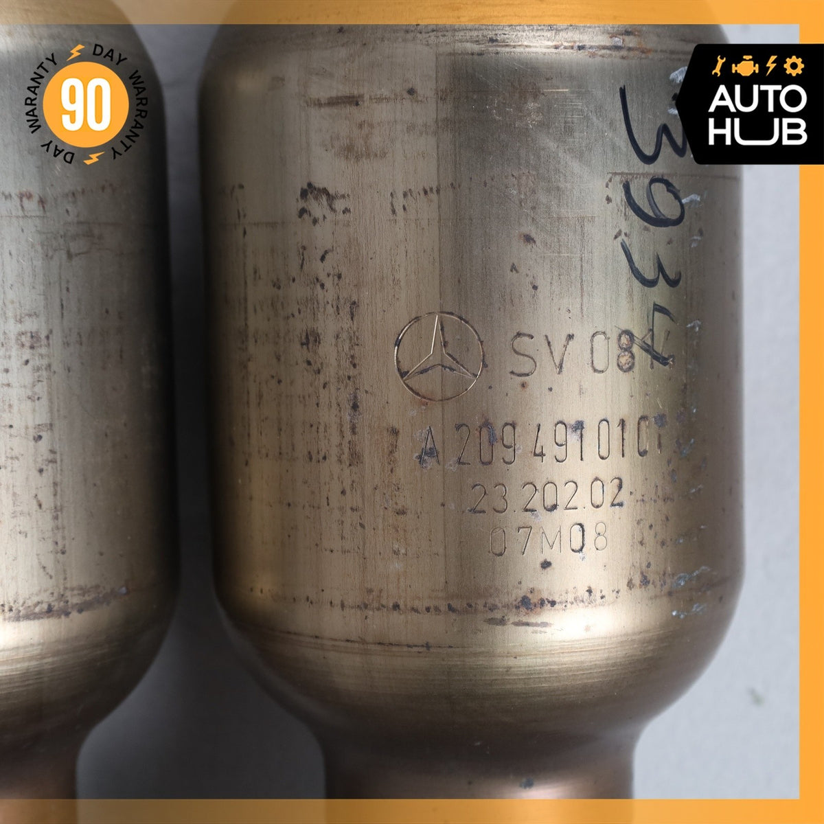 Mercedes W209 CLK350 C350 RWD Engine Exhaust Downpipe Left & Right Side Set OEM - photo 10