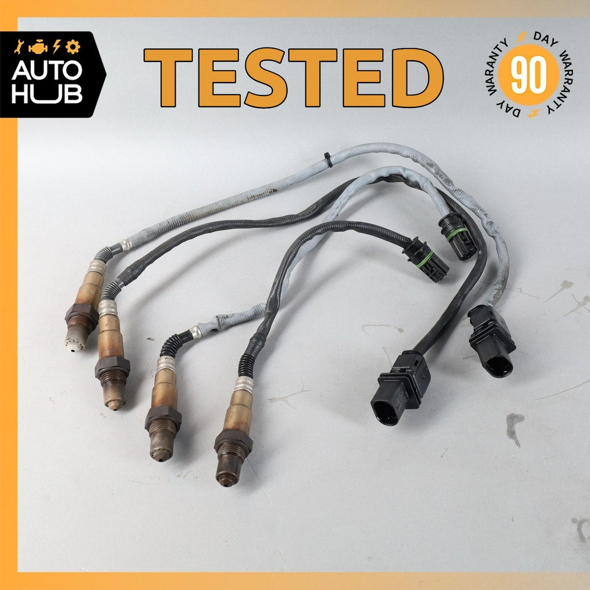 06-10 BMW E60 550i Engine Oxygen O2 Lambda Sensor Set OEM - photo 1