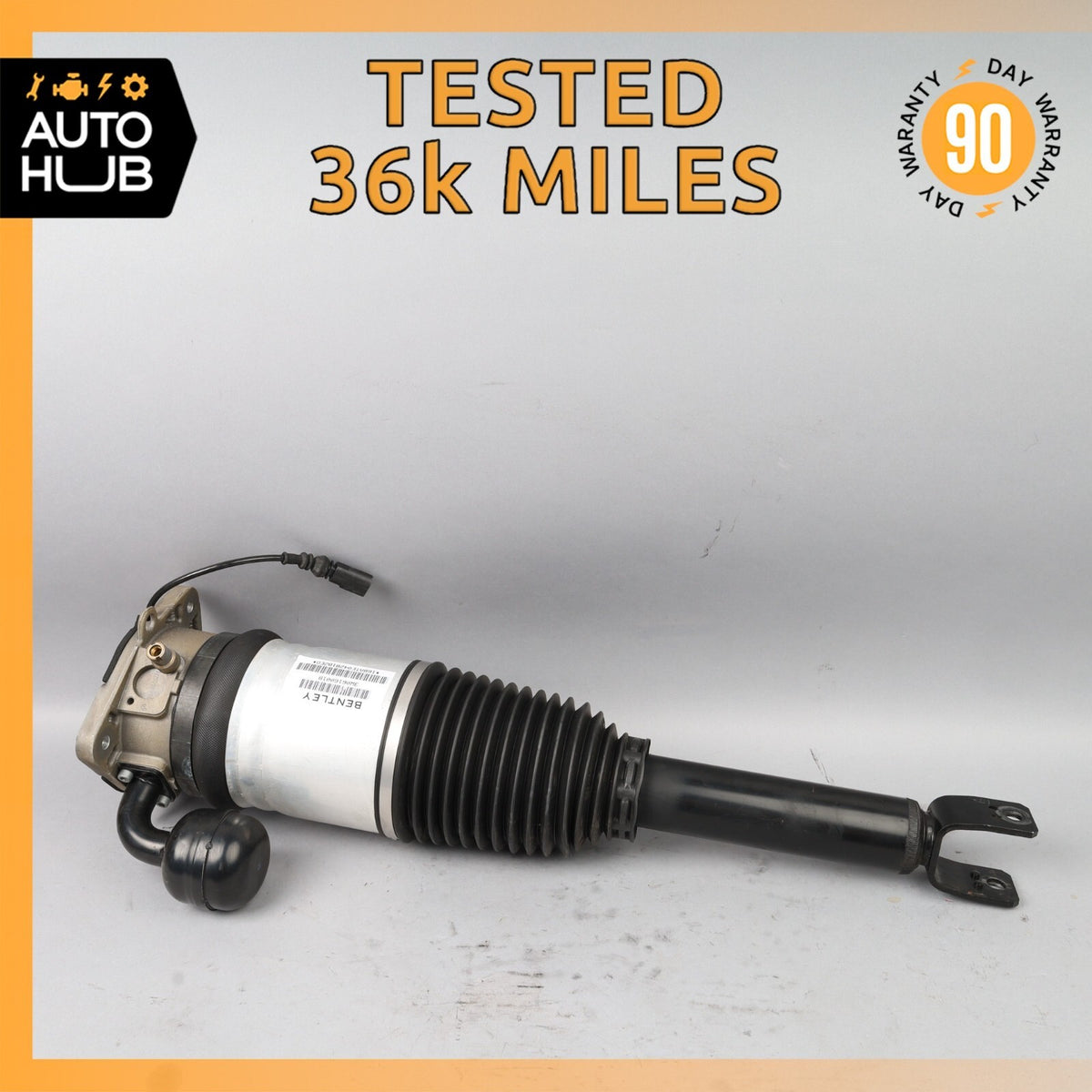 03-10 Bentley Continental GT Rear Left Driver Air Ride Air Shock Strut OEM 36k - photo 1