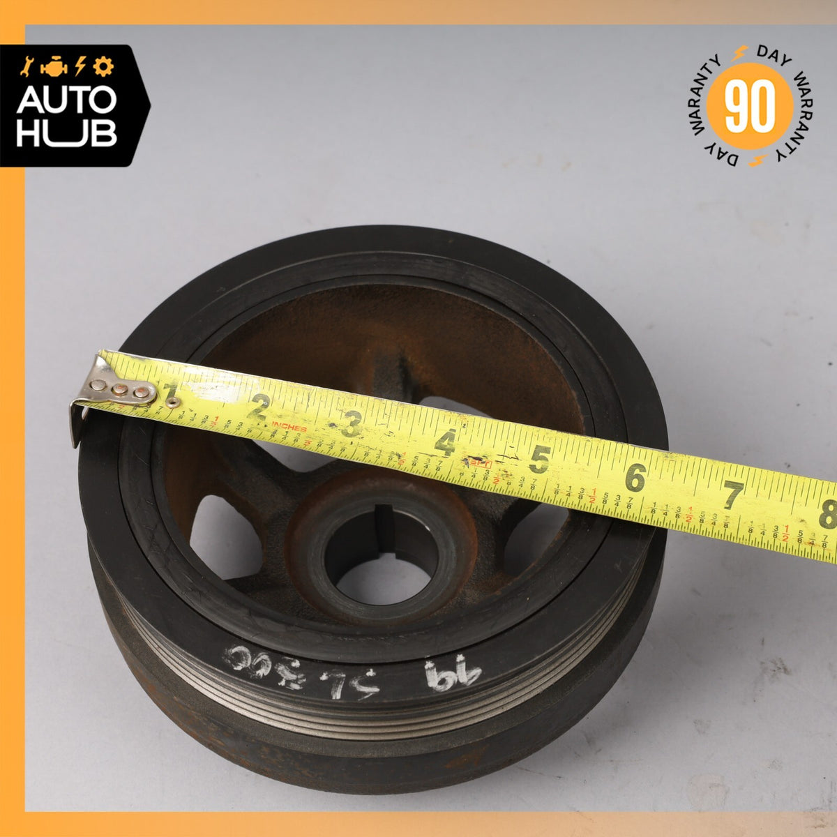 98-07 Mercedes R129 SL500 E430 Engine Motor Crankshaft Pulley Vibration Damper - photo 12
