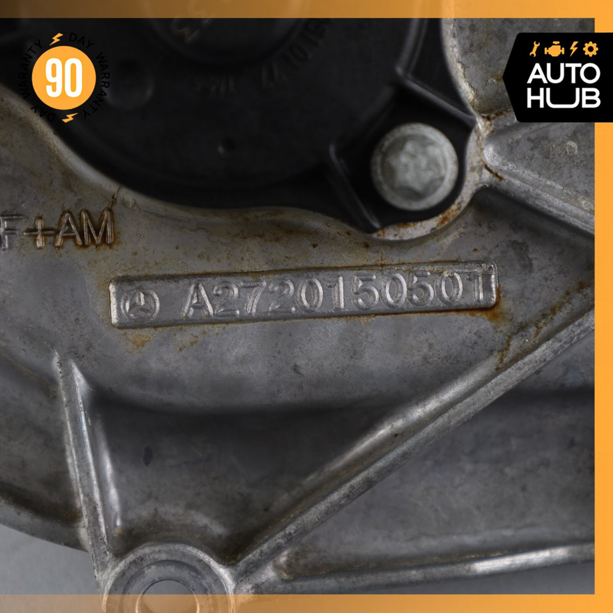 Mercedes W221 S400 C300 E350 Front Left Side Engine Timing Chain Cover Plate OEM - photo 8