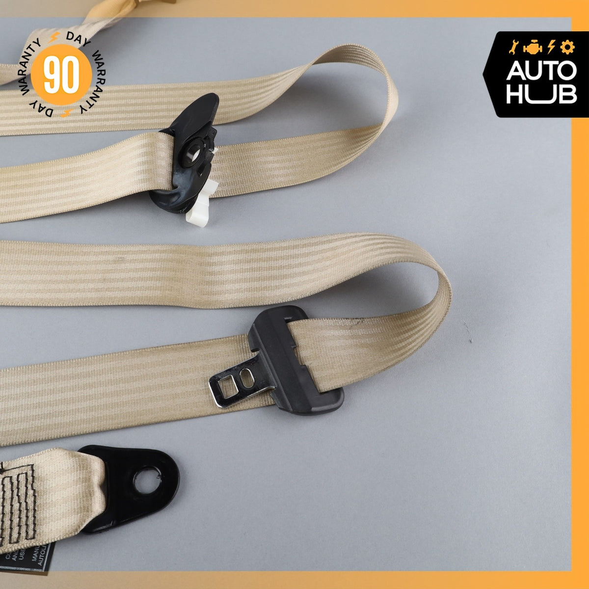 99-04 Bentley Arnage / RR Seraph Front Left Side Seat Belt Retractor Beige OEM - photo 4