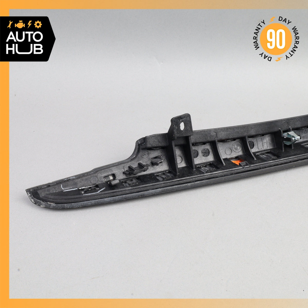 14-18 BMW F15 X5 Front Left Side Center Console Cover Panel Wood OEM - photo 14