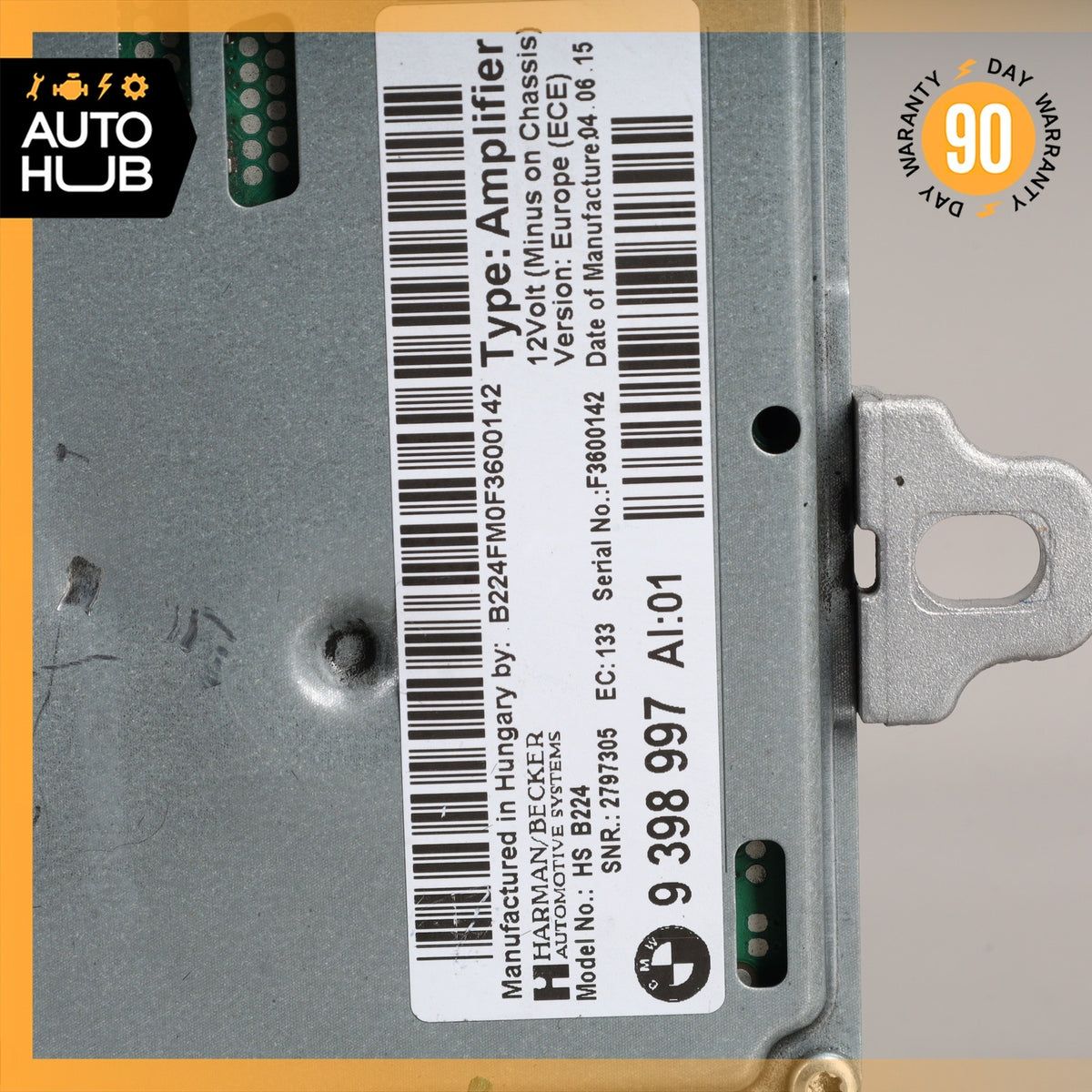 12-20 BMW F32 428i 328i Active Sound Audio Amplifier Control Module Unit OEM 80k - photo 8