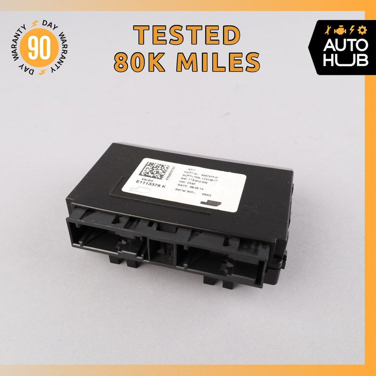 14-21 BMW i3 I01 Air Conditioning AC A/C Climate Control Module OEM 80k - photo 1