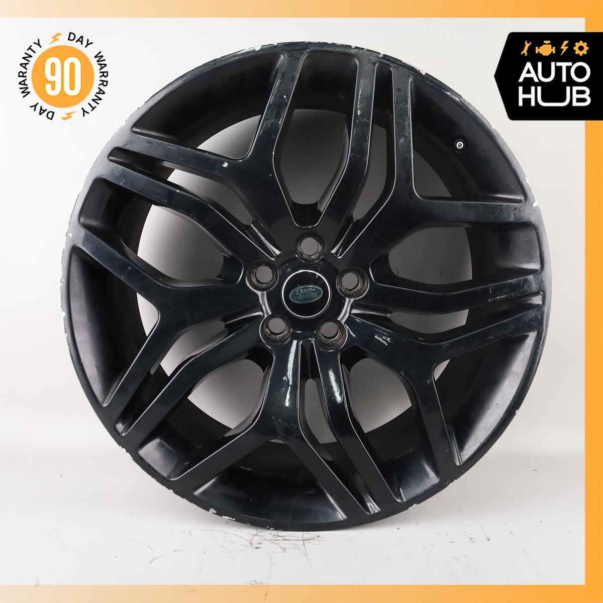 14-22 LR Range Rover Sport L494 Style 7 9.5 x 22 22" Wheel Rim Black OEM - photo 1