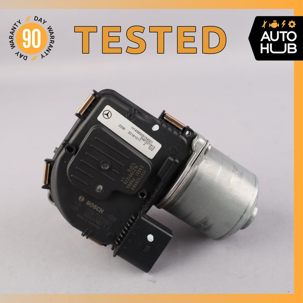 17-20 Mercedes W213 E300 E350 E63 AMG Windshield Wiper Motor  OEM - photo 1