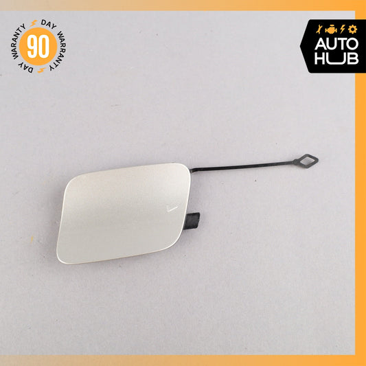 BMW F15 X5 Rear Right Bumper Tow Hook Cover Panel Trim Silver OEM - photo 1